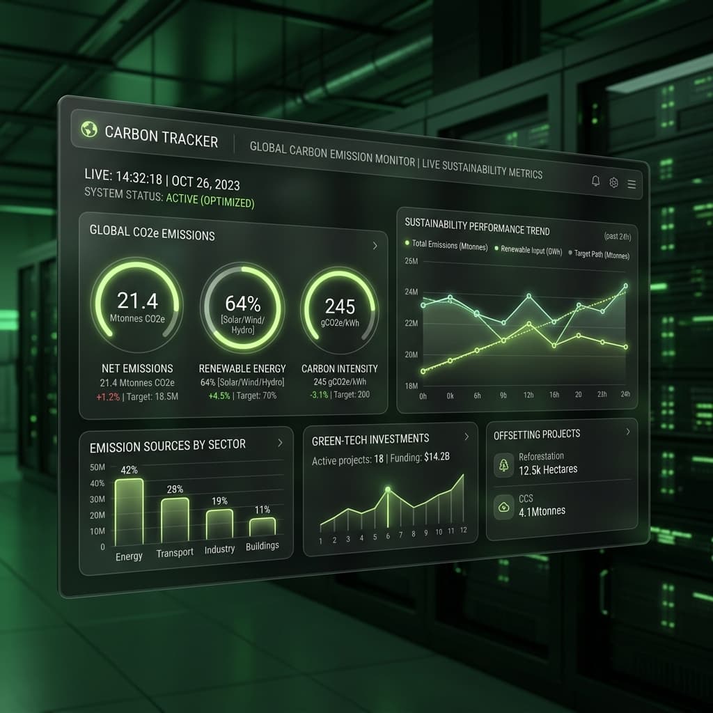 CO₂ Dashboard — Steel Plant